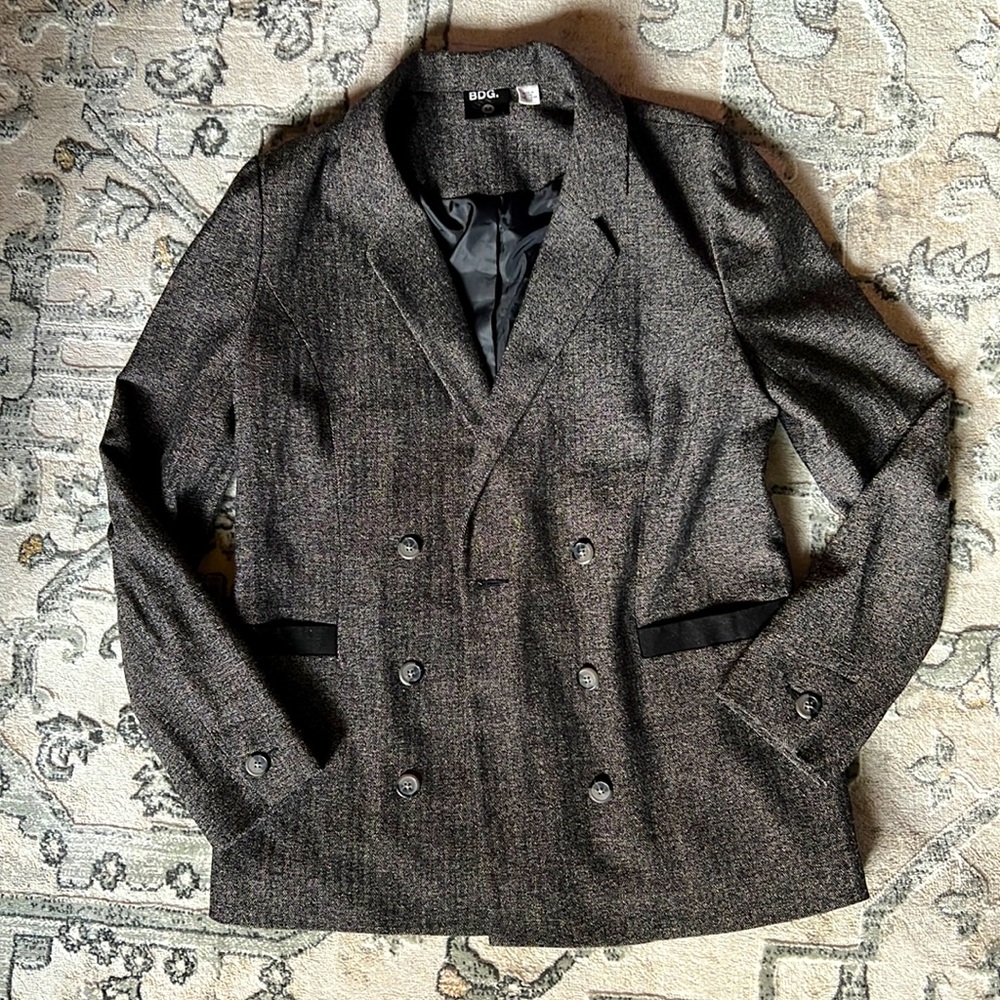 BDG brown textured blazer women’s size M